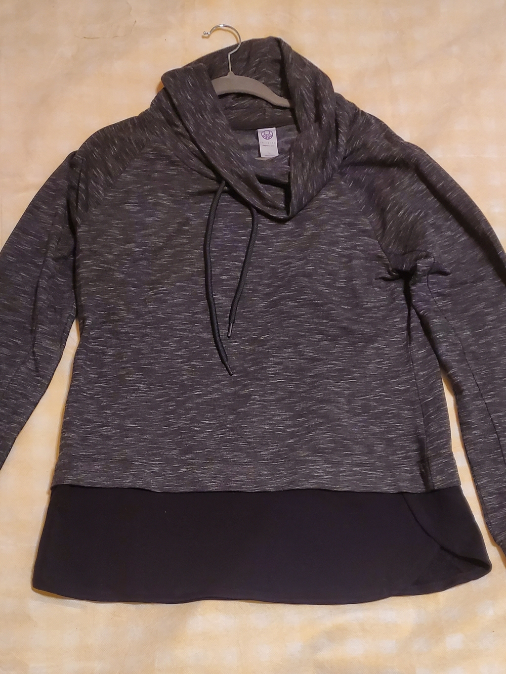 Cozy Women's Charcoal Cowl Neck Pullover Sweater